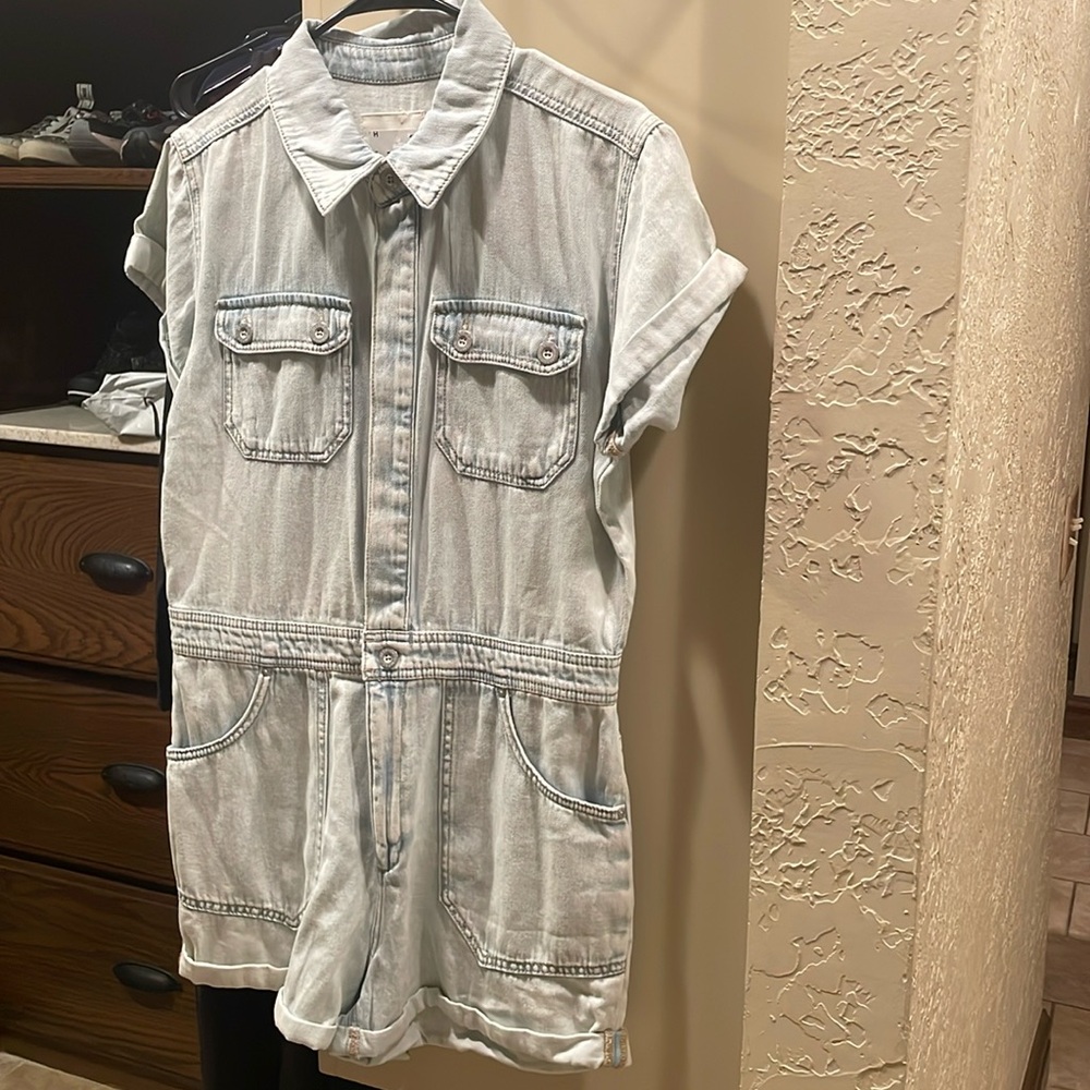 Jessica Simpson Lorelei denim romper